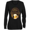 Beer Is The Way: Ladies' Moisture-Wicking Long Sleeve V-Neck Tee